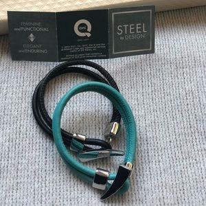 Match set leather bracelets!